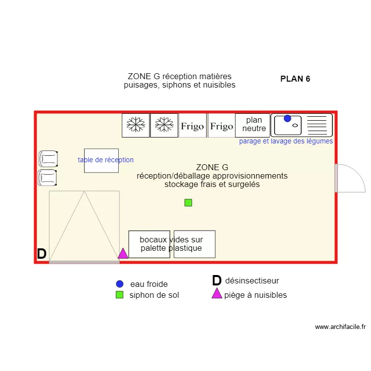 ZONE G puisages siphons et nuisibles 190219. Plan de 