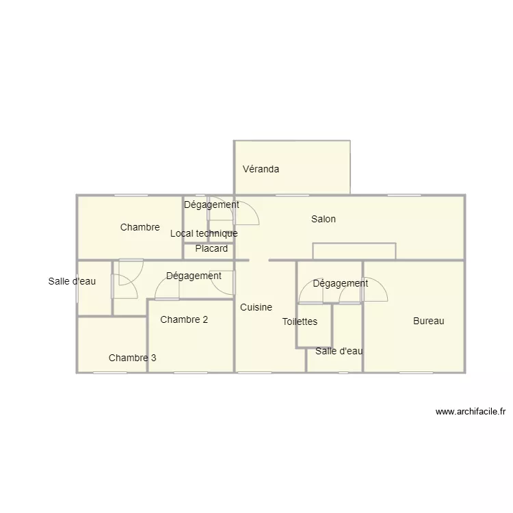 Croquis CARPENTIER. Plan de 