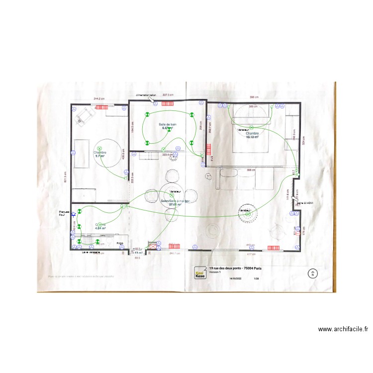 Plan De stasio. Plan de 0 pièce et 0 m2