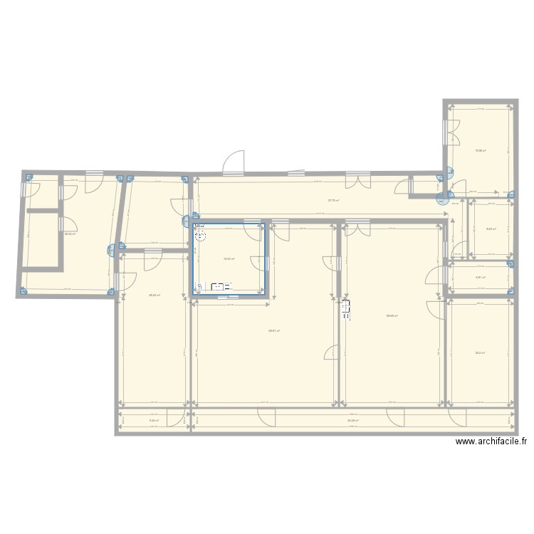 agrandissement 52. Plan de 0 pièce et 0 m2