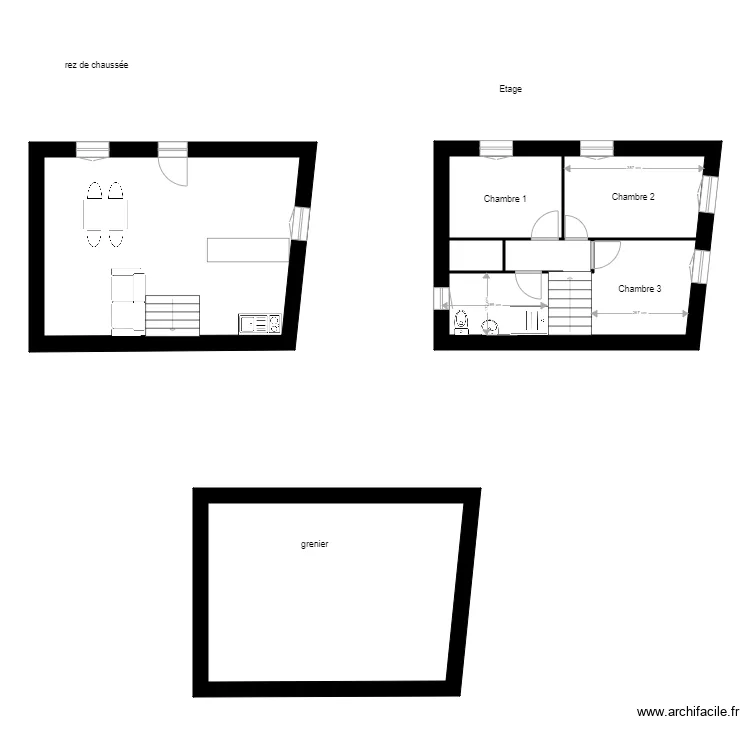 CAILLE St Vert. Plan de CAILLE St Vert. Plan de