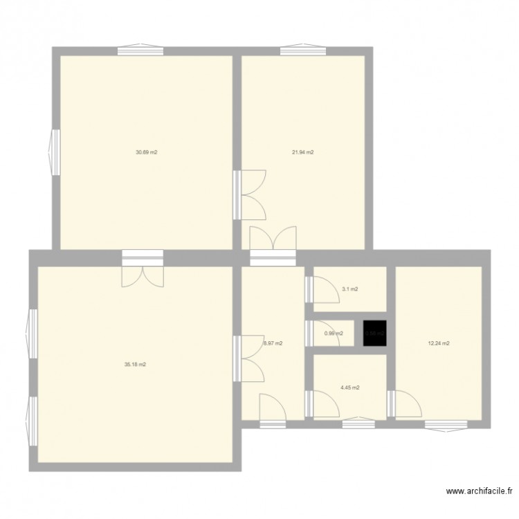 Csokonai. Plan de 0 pièce et 0 m2