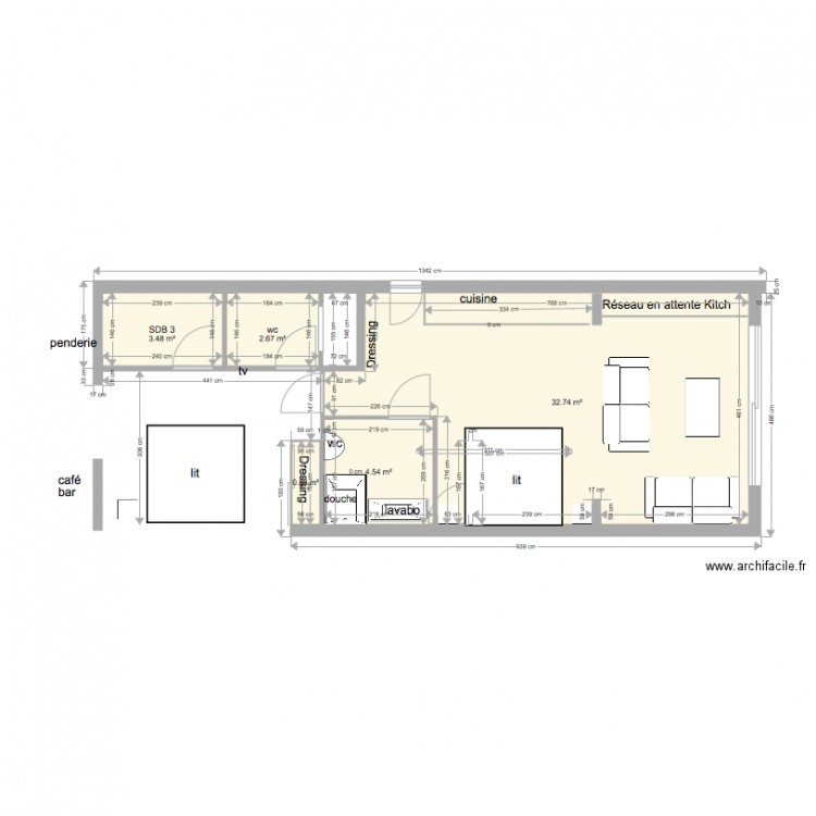 4020 2 Ch Kitch. Plan de 0 pièce et 0 m2