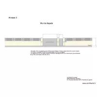 mur de cl&ocirc;ture fa&ccedil;ade