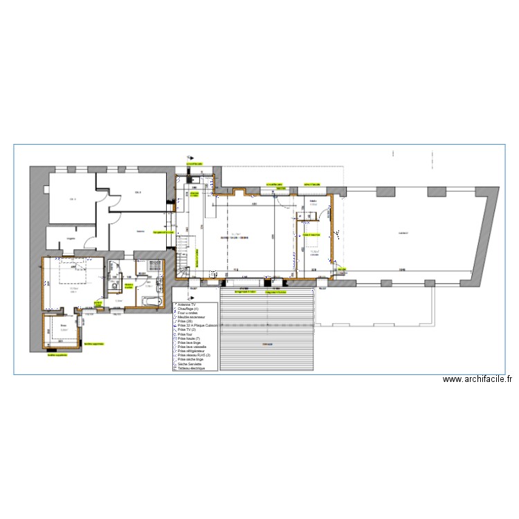 Implantation Prise RDC. Plan de 0 pièce et 0 m2
