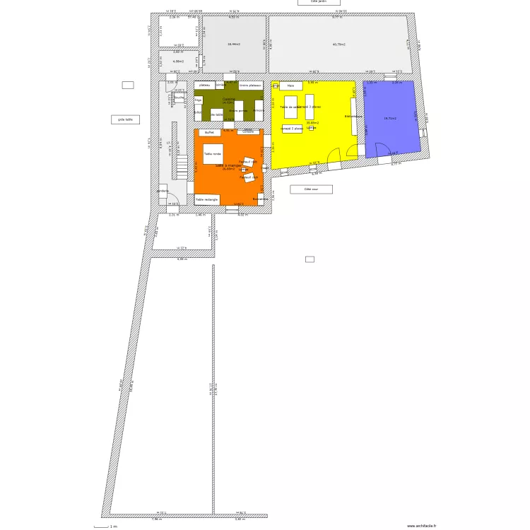 Rdc 14 Le Douet. Plan de 