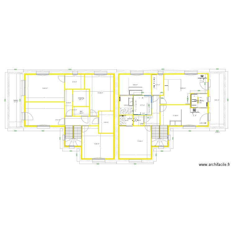 SAINT JULIEN étage . Plan de 0 pièce et 0 m2