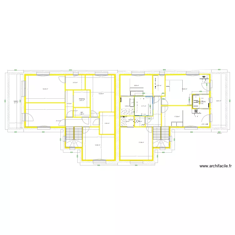 SAINT JULIEN étage . Plan de SAINT JULIEN étage . Plan de