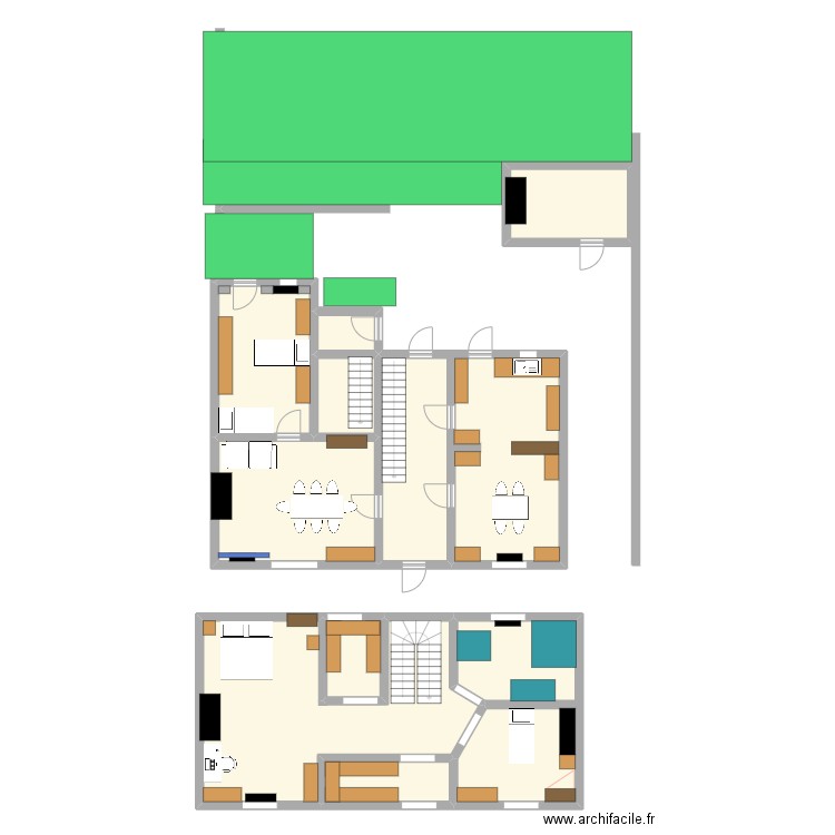 CONLIE. Plan de 10 pièces et 166 m2