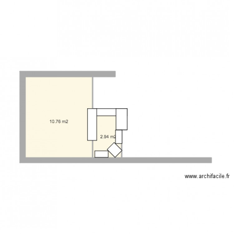 bar. Plan de 0 pièce et 0 m2