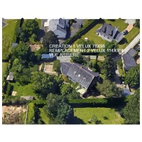 vue de arrière 1 velux 78x98 2 velux 114x118