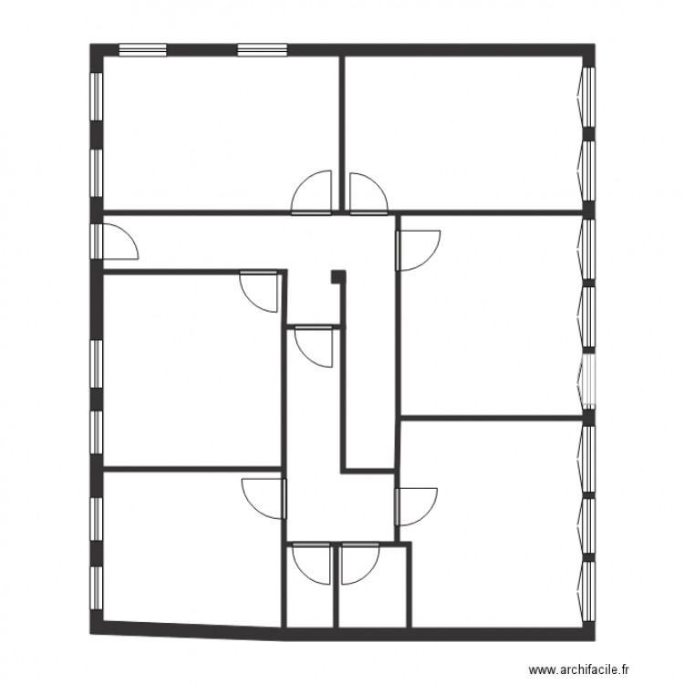 BUREAUX ETAGE MODIFIE 2. Plan de 0 pièce et 0 m2