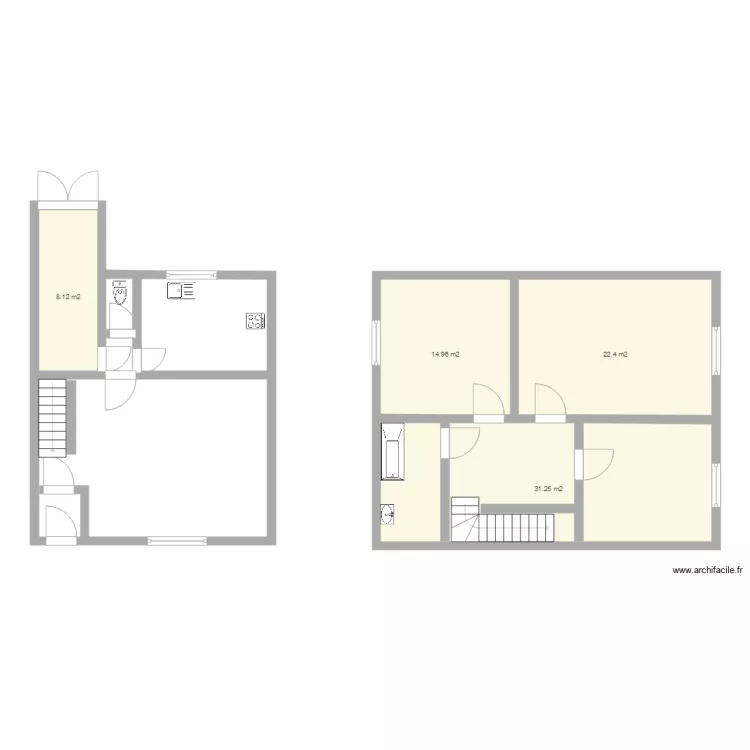 maison fresnes. Plan de 