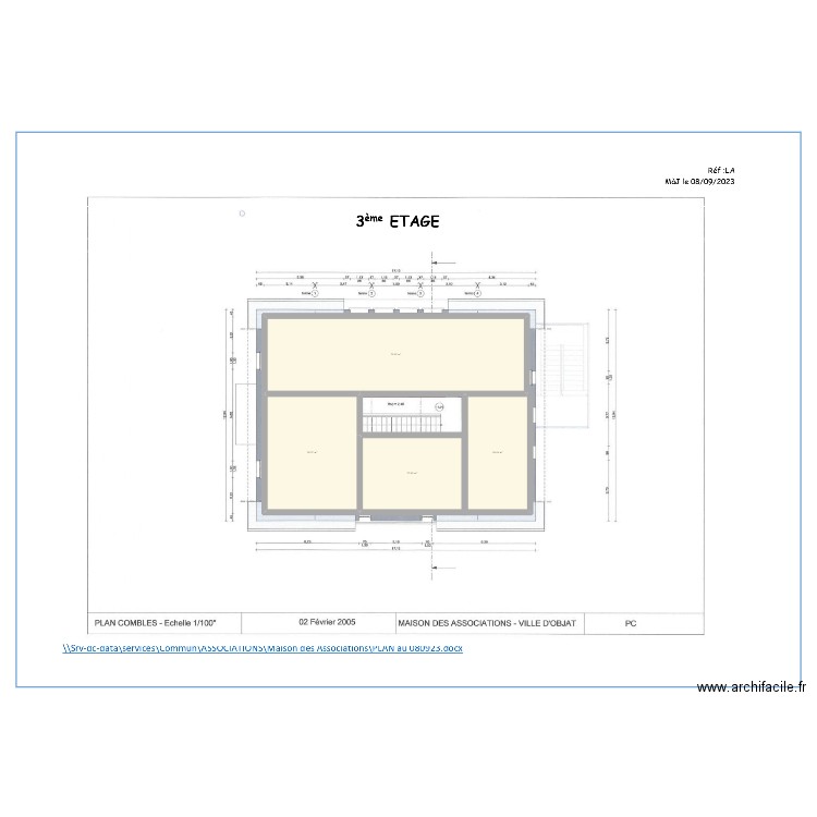 3ème étage OBJAT. Plan de 0 pièce et 0 m2