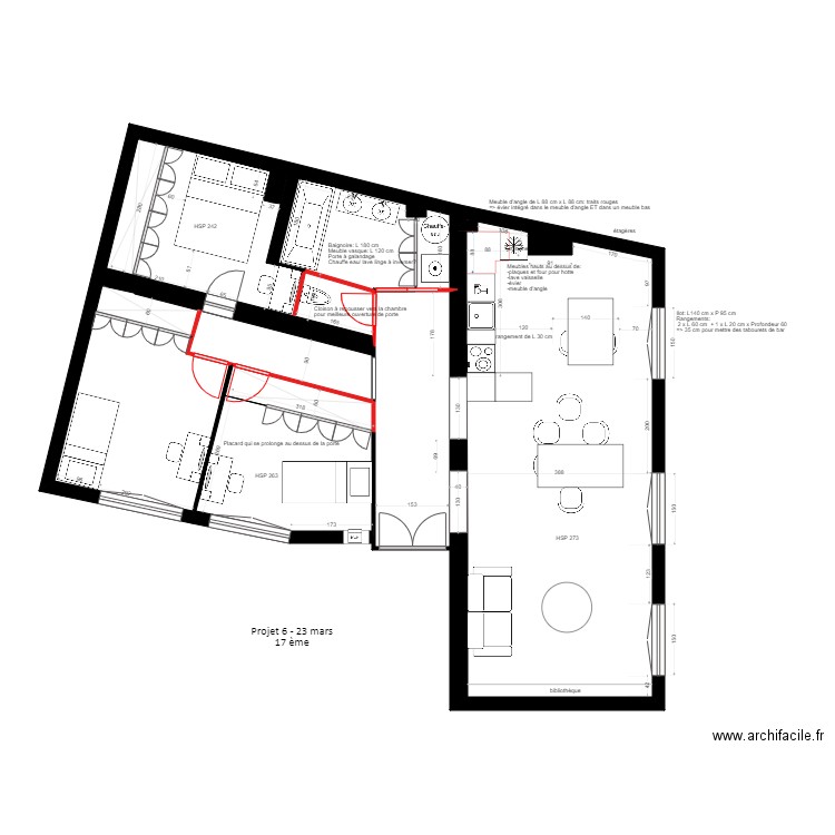 Projet 6 constance de b. Plan de 0 pièce et 0 m2