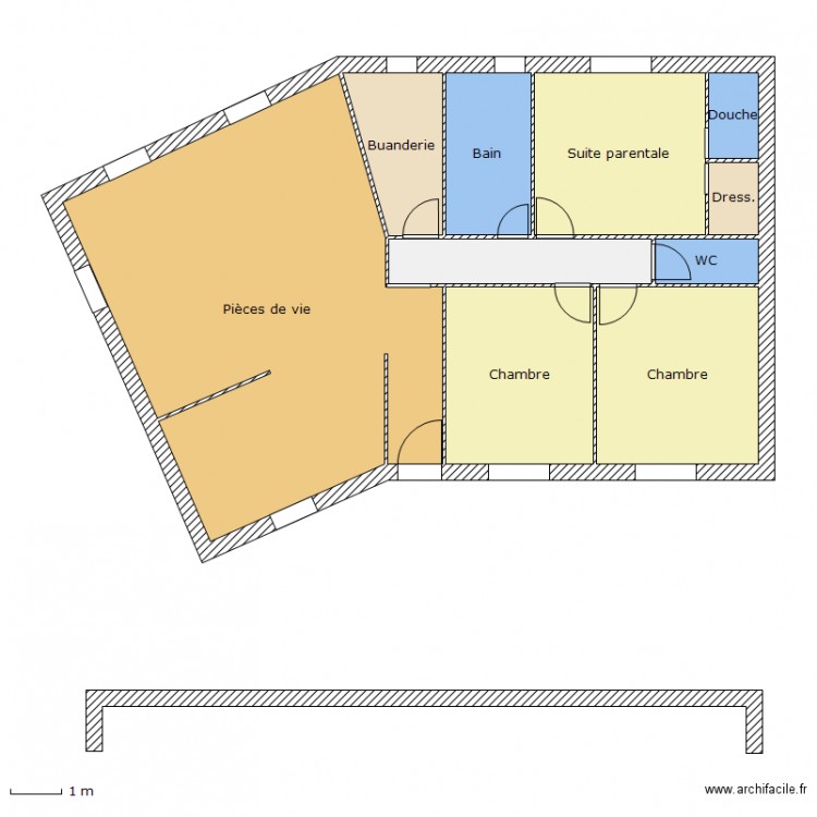 Harmonie 4 - suite parentale. Plan de 0 pièce et 0 m2