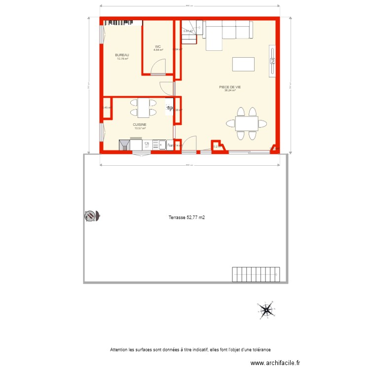  BI 1731 NIVEAU 1 COTE. Plan de 0 pièce et 0 m2