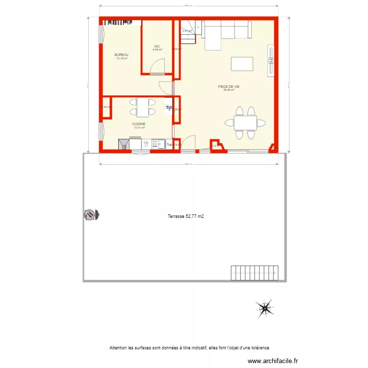 BI 1731 NIVEAU 1 COTE. Plan de 
