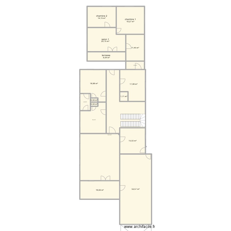 plan de la maison KADANADA. Plan de 17 pièces et 297 m2