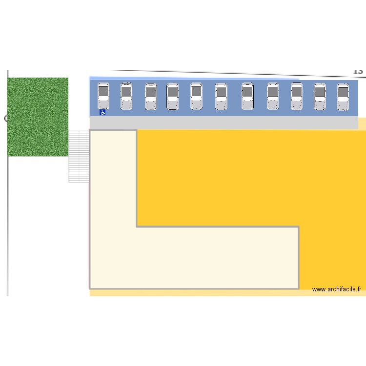 Plan de masse 1. Plan de 0 pièce et 0 m2