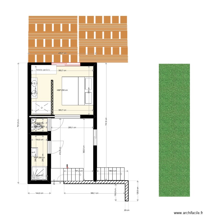SALLE DE BAIN COULOIRE SUITE2. Plan de 0 pièce et 0 m2