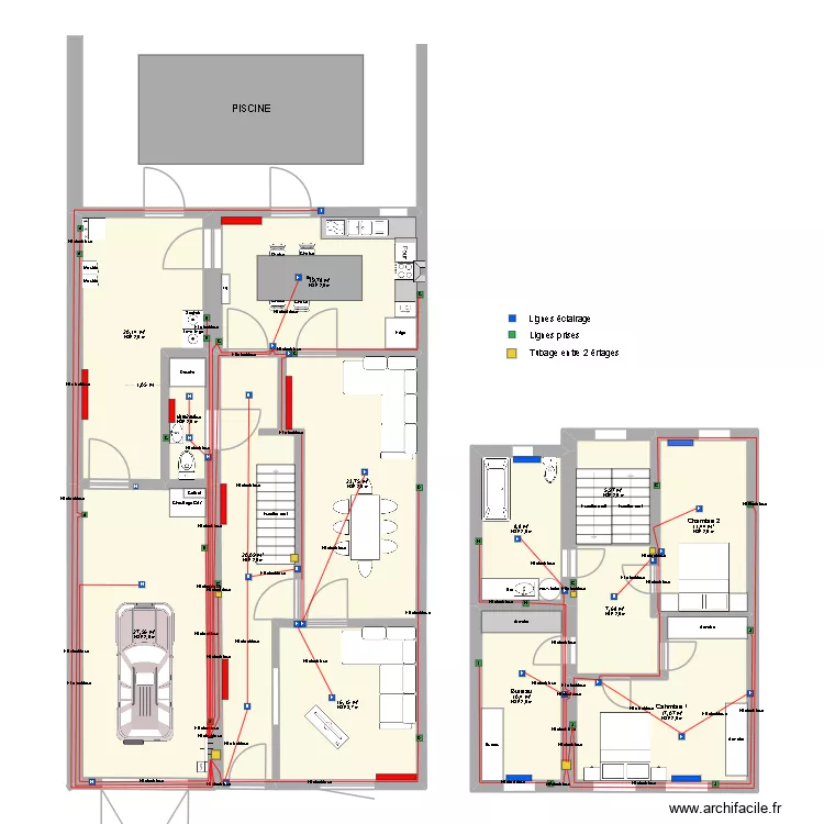 TFE_5H01. Plan de 13  et 192 m²