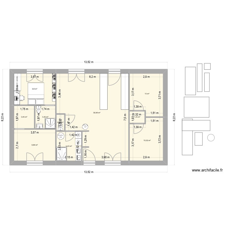 CHAMBRE ALEX. Plan de 0 pièce et 0 m2 CHAMBRE ALEX. Plan de 0 pièce et 0 m2