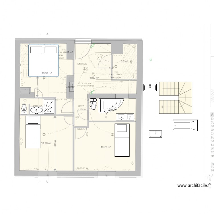 ourcq rdc. Plan de 0 pièce et 0 m2