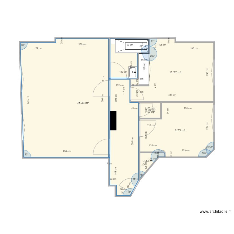 Appartement AD3. Plan de 0 pièce et 0 m2