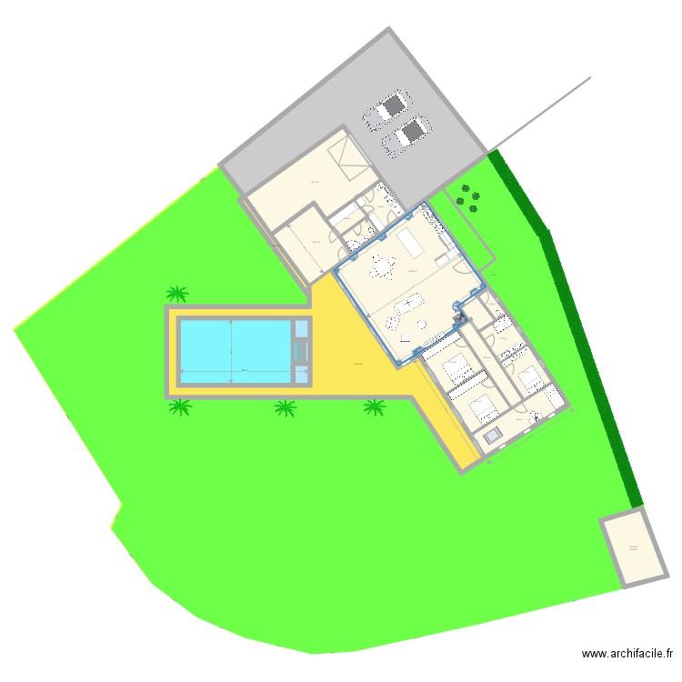 Levernois plan LB RV1. Plan de 21 pièces et 554 m2