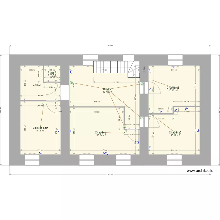 adrien etage . Plan de 