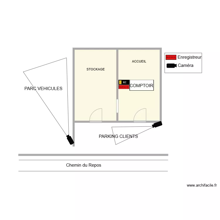 PLAN GARAGE LA BELLE EPOQUE. Plan de PLAN GARAGE LA BELLE EPOQUE. Plan de