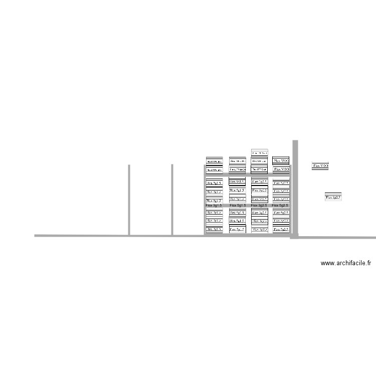 Etagere 1. Plan de 0 pièce et 0 m2