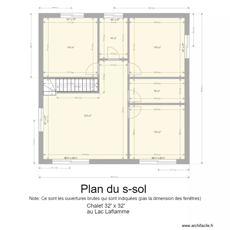 Lac Dion S-sol2. Plan de Lac Dion S-sol2. Plan de