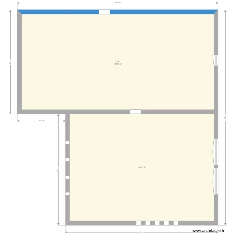 1etage. Plan de 