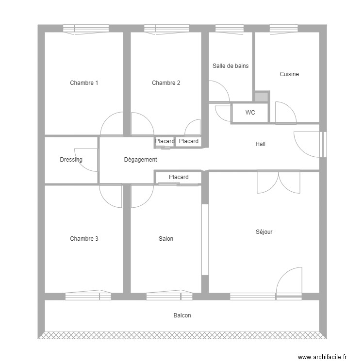 Yang Cazeneuve. Plan de 0 pièce et 0 m2