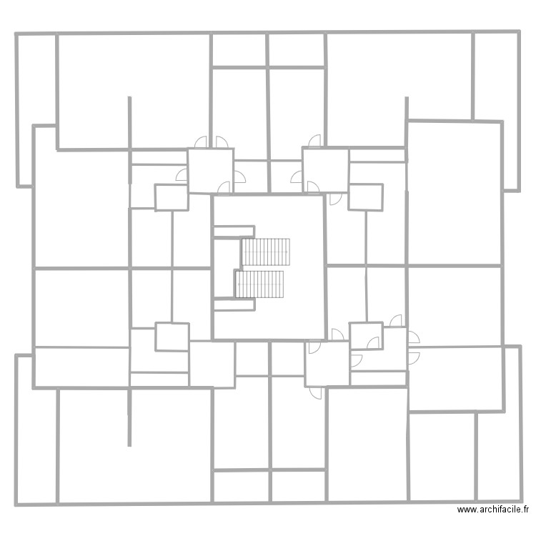 CARDAAA2222. Plan de 7 pièces et 186 m2