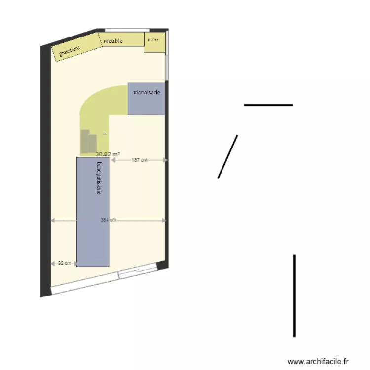 magasin 225. Plan de 