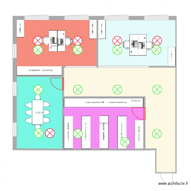 BUREAU GRENOBLE V2. Plan de 0 pièce et 0 m2