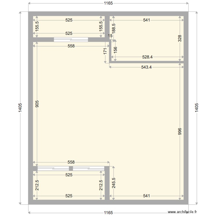 MAISON ETAGE . Plan de 0 pièce et 0 m2