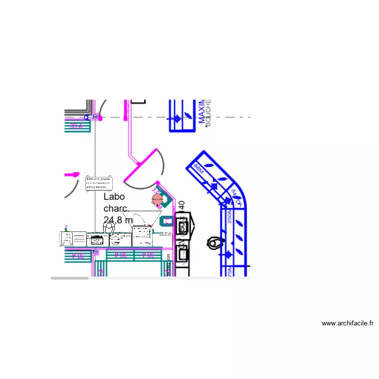 labo zone chaude SU Briey. Plan de 
