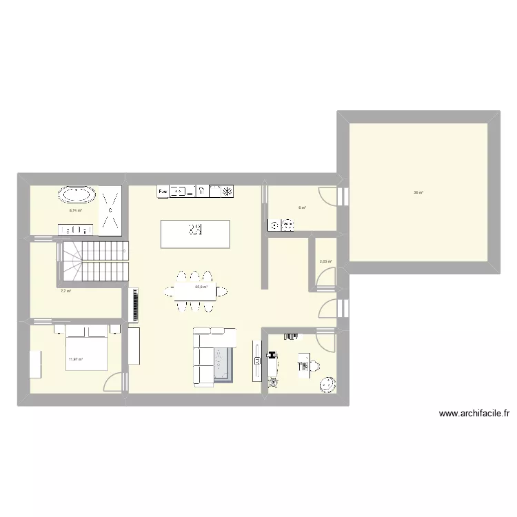 Homey Lardenne. Plan de 8  et 146 m²