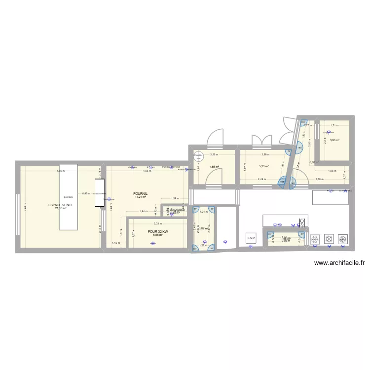 le fournil. Plan de 10 et 66 m² le fournil. Plan de 10 et 66 m²