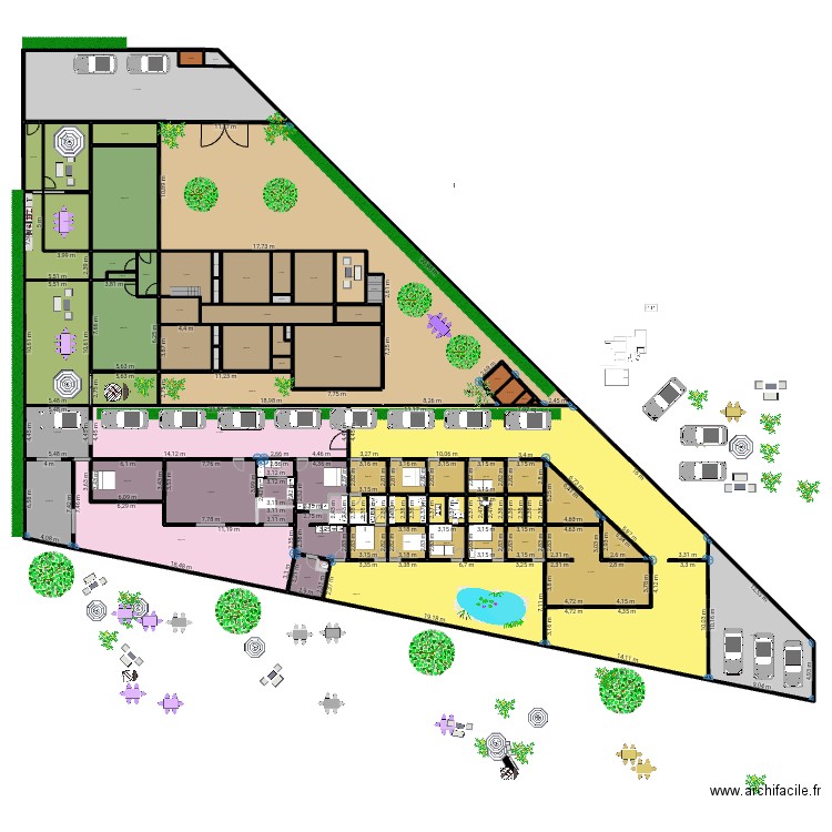 MAISON / STUDIO / HOTEL 10 CH / SALLE PDJ 050825A. Plan de 80 pièces et 1872 m2