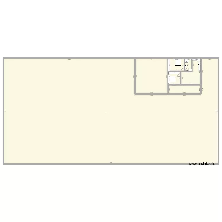 oiapoque. Plan de 5  et 1751 m²