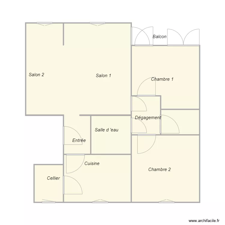 Croquis HERMAN. Plan de 