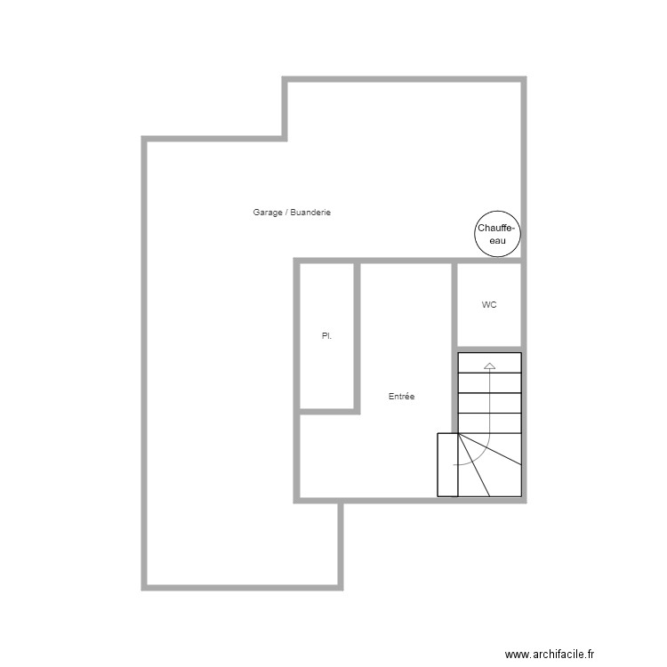 rdc BOETSCH. Plan de 0 pièce et 0 m2