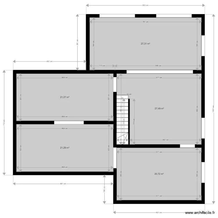 SS maison 58. Plan de 