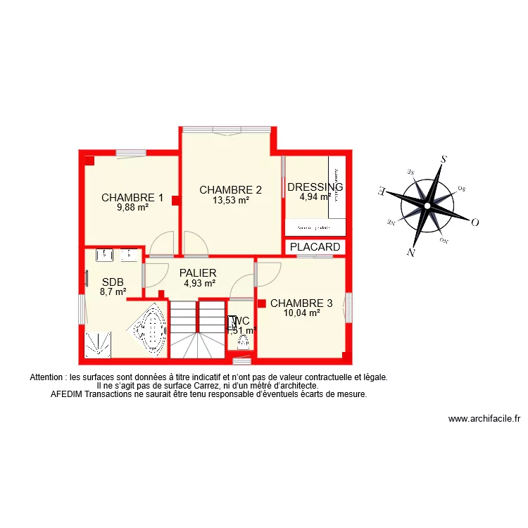 BI 6512 ETAGE kh. Plan de 