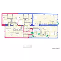 plan du projet rez de chauss&eacute;e